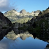 Harlé y Pa de Sucre desde el Estany Gran de Colieto