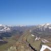 Macizos de Orpiñás y Vallines desde la ruta a la cima