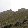 Vista W de las peñas III y II desde el barranco de los Moros