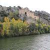 san Saturio visto desde la pasarela del Duero, saturada de candados, al NW