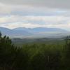 Ventana panorámica hacia la sierra de Aranguren, al SW del relieve