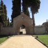 Portada románica del cementerio de Navarrete (s. XII), procedente del Hospital de S. Juan de Acre