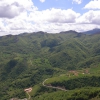 Panorámica de Sierras Albas con el pueblo de Caloca