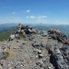 Cairn en la cumbre de La Gorreta
