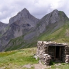 Cabaña en el collado S.E. de la Chourique