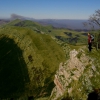 Desde la cresta de Ahuntzbide con la cresta de Urkulu al fondo