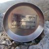 Placa cerca de la cima