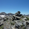 Cairn en la cima