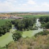 Río Arga visto al Este del relieve