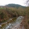 Nerbioi ibaia y Alto de Eltrimen, desde el puente de Ugartebetxi