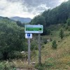 Aparcamiento e inicio de la aproximación por el Barranco de Gamueta