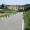 Convento de Ntra. Sra. de Jerusalén visto desde la carretera de retorno al parking del Cerco de Artajona
