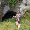 Boca de entrada a la cueva Calleja La Hoz