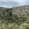 Dolina donde se ubica la boca de entrada a la cueva