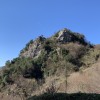 Desde el pequeño promontorio de la izquierda sale el highline que le une a La Escarpada