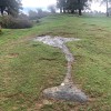 Curioso afloramiento rocoso en la ladera