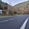 llegamos a la curva donde cogemos a la derecha la pista de ascenso