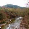 Nerbioi ibaia y Alto de Eltrimen, desde el puente de Ugartebetxi